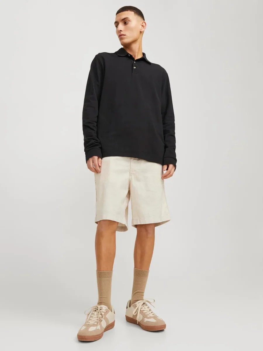 SHORT RELAXED DE LINO JAIDEN - Moonbeam - Imagen 2