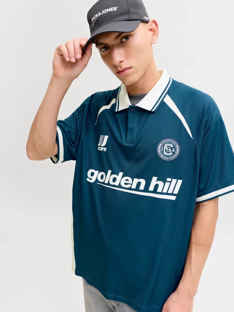 CAMISETA LOOSE POLO FÚTBOL - Poseidon - Imagen 4
