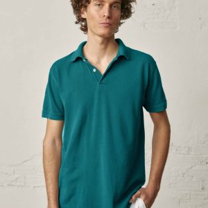 Polo Manga Corta - Verde Petróleo