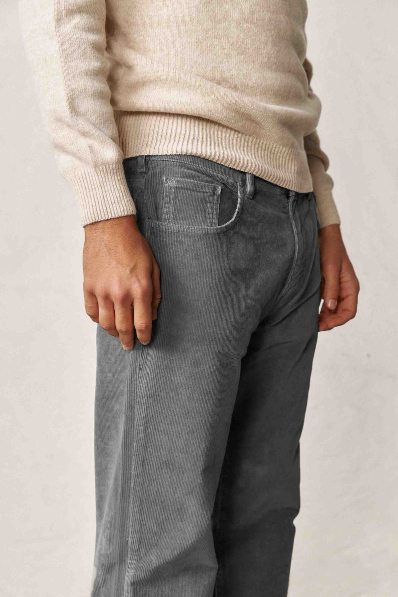 Pantalón Cinco Bolsillos Micropana - Gris - Imagen 2
