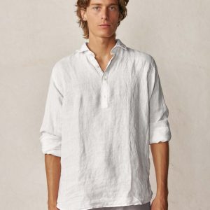 Polera de Lino - Blanco