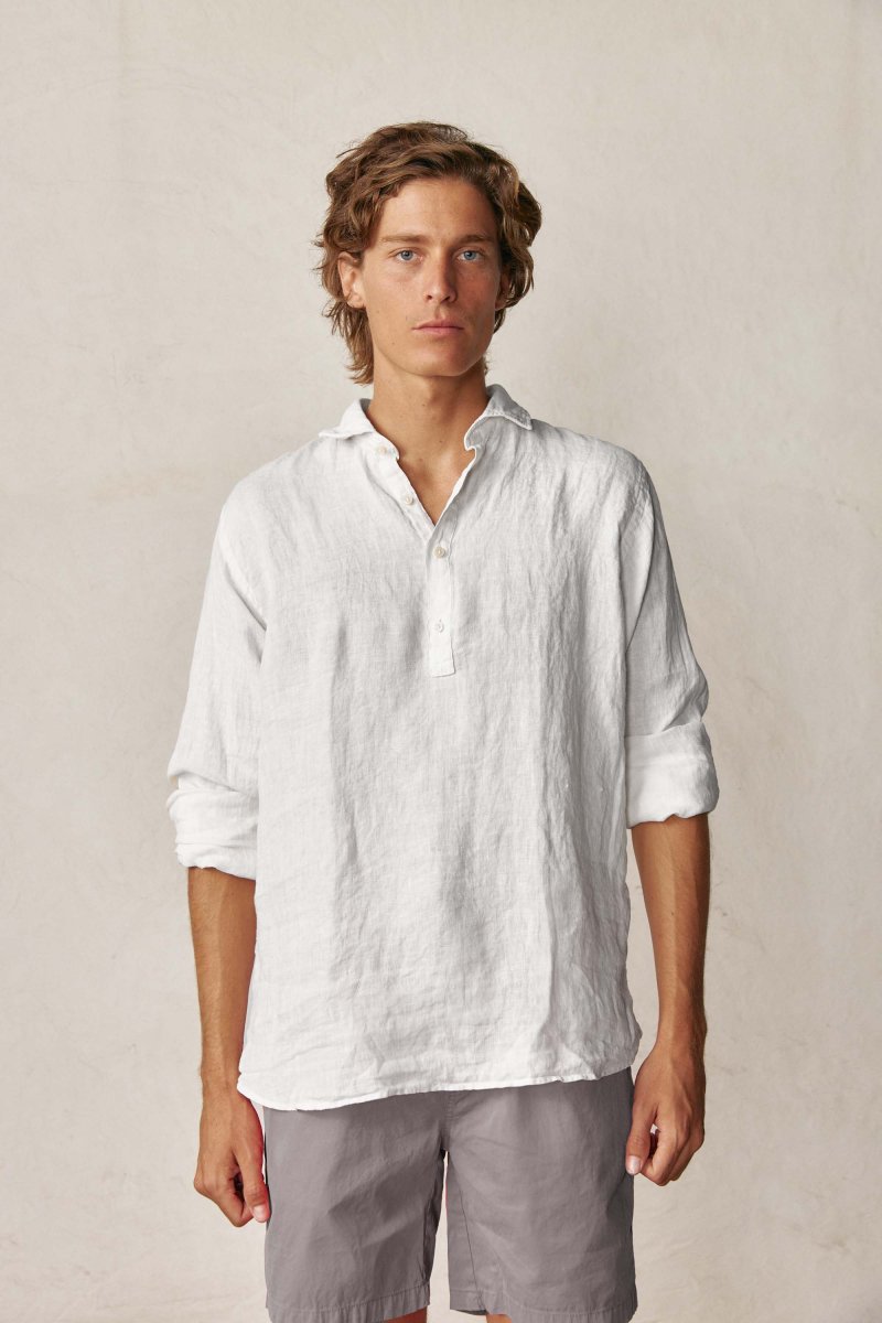 Polera de Lino - Blanco
