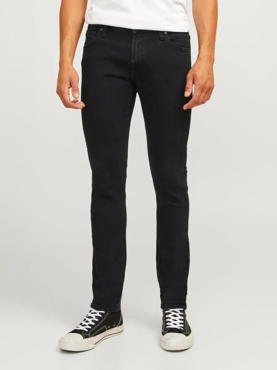 JEAN SLIM TIRO MEDIO LUKE 763 - Black Denim - Imagen 5