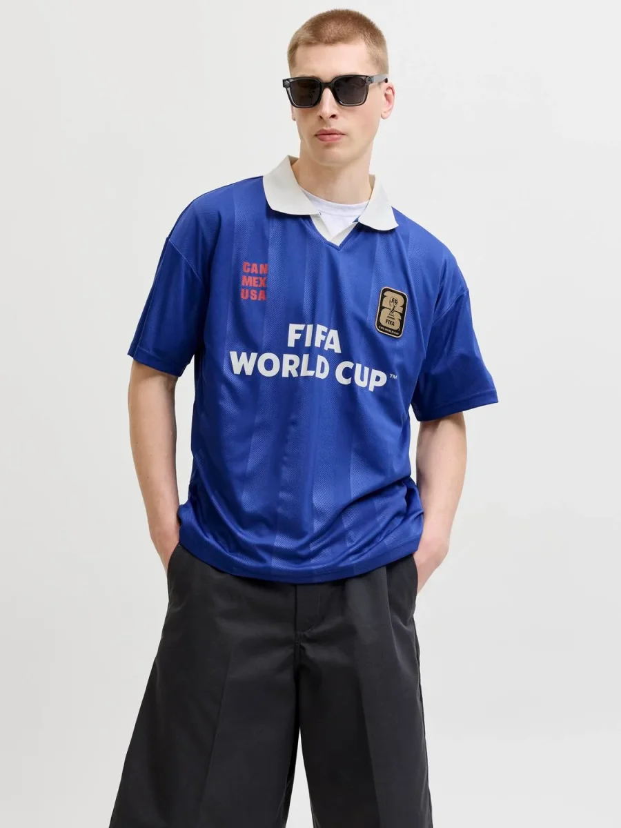 CAMISETA RELAXED POLO FIFA - True Blue