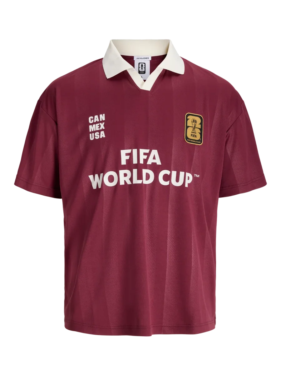 CAMISETA RELAXED POLO FIFA - Cabernet - Imagen 6