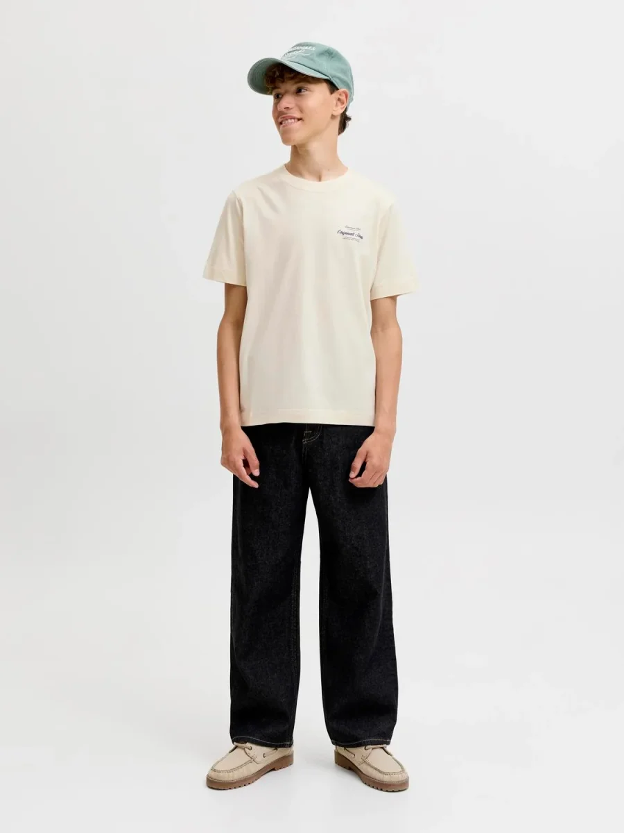 CAMISETA RELAXED BORDADA NORREBRO JNR - Antique White Print:AW 26 - Imagen 3