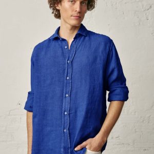 Camisa de Lino - Azulón