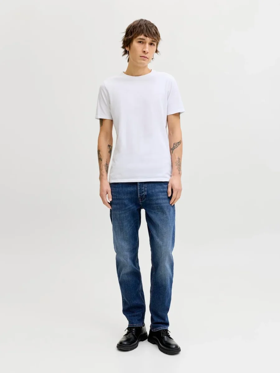 JEAN TAPERED TIRO MEDIO MIKE 172 - Blue Denim - Imagen 3