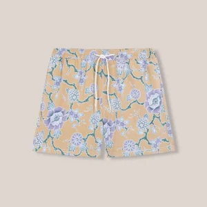 Traje de Baño / Bañador - Amarillo Flores