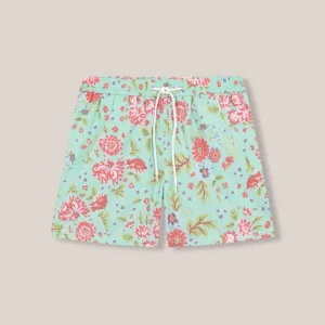 Traje de Baño / Bañador - Verde Flores