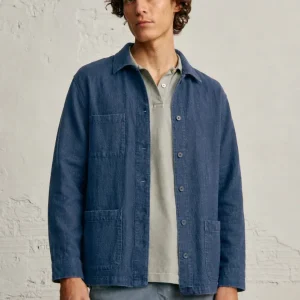 Sobrecamisa de Lino - Marino