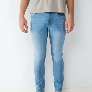 JEAN STRAIGHT SLIM BMK-Light Blue Denim