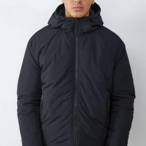 CAMPERA ACOLCHONADA CAPUCHA-Black