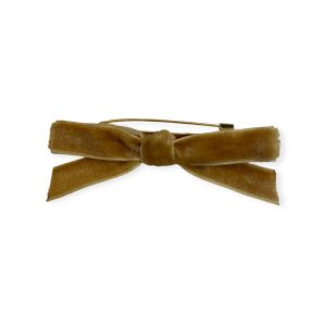 BROCHE LAZO TERCIOPELO