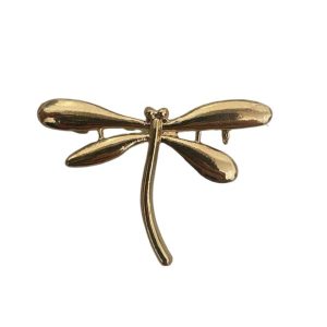 BROCHE LIBELULA DORADO