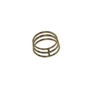 ANILLO ACERO DORADO