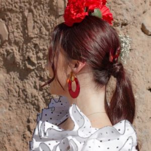 PEINECILLO LUNAR ROJO  LALA COMPLEMENTOS