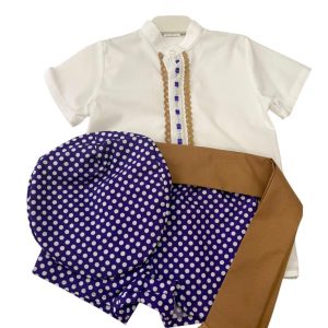 TRAJE FLAMENCO NIÑO MORADO