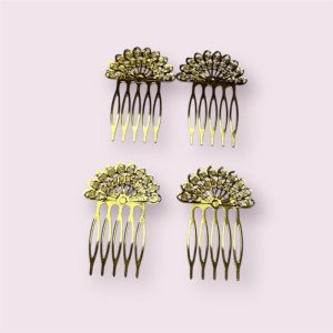 PACK DE 4 PEINECILLO ABANICO MINI