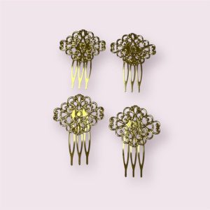 PACK DE 4 PEINECILLO VINTAGE