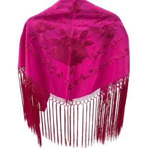 MANTONCILLO M3 BORDADO FUCSIA