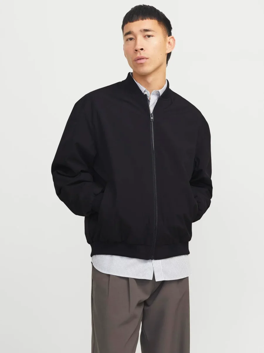 CAMPERA BOMBER CHARGE - Black - Imagen 6
