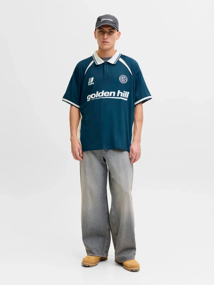 CAMISETA LOOSE POLO FÚTBOL - Poseidon - Imagen 3