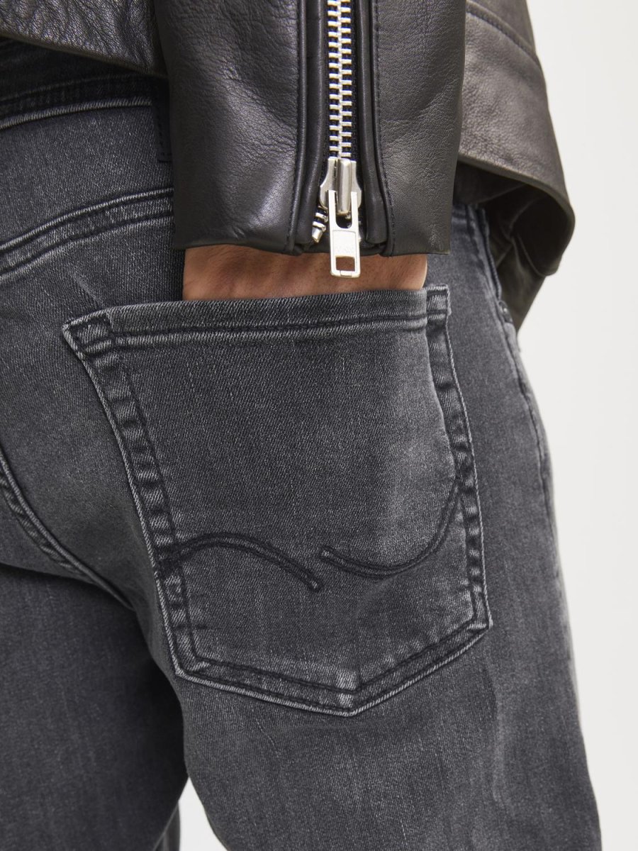 JEAN SLIM TIRO BAJO GLENN 817 - Black Denim - Imagen 4