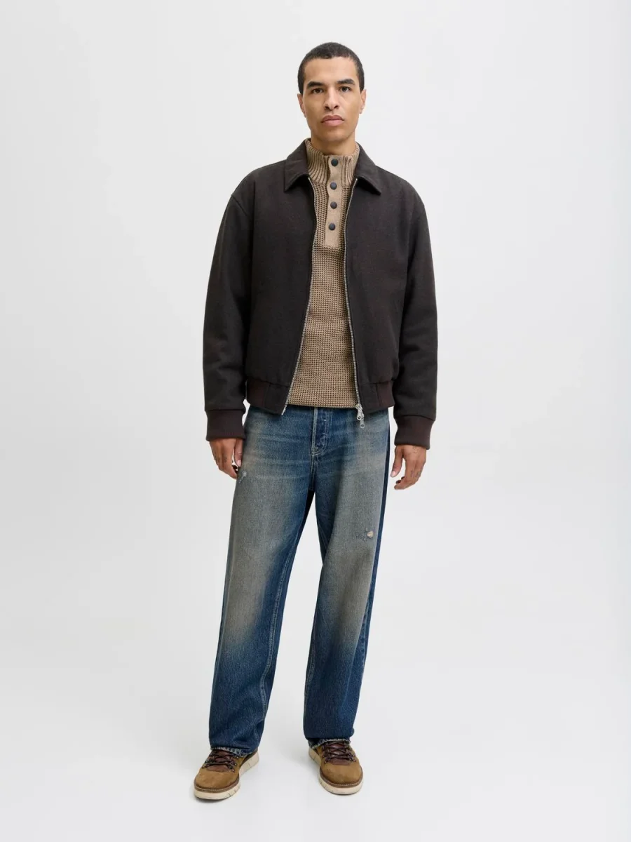 SWEATER TEJIDO ETHAN - Crockery Detail:Twist w. Canteen. Button Placket - Imagen 3