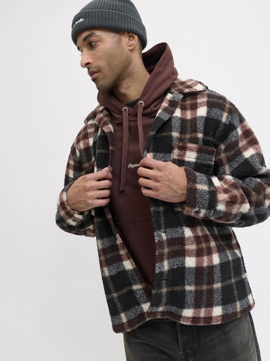 SOBRECAMISA RELAXED TEDDY LEECKER - Mocha Meringue Checks:CHECKS - Imagen 4