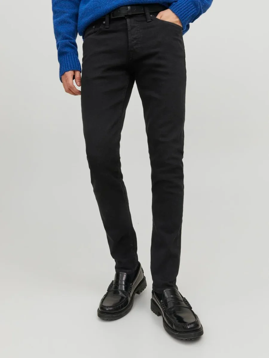 JEAN SLIM TIRO BAJO GLENN 029 - Black Denim - Imagen 5