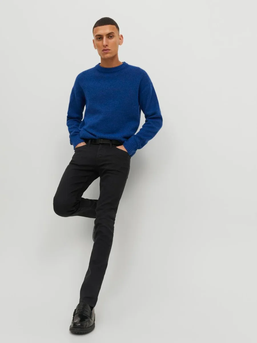 JEAN SLIM TIRO BAJO GLENN 029 - Black Denim - Imagen 8
