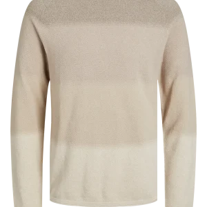 SWEATER BÁSICO TEJIDO HILL - Oatmeal Detail:Gradient