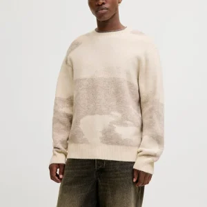 SWEATER RELAXED DE PUNTO FLARE - Rainy Day AOP:PALOMA