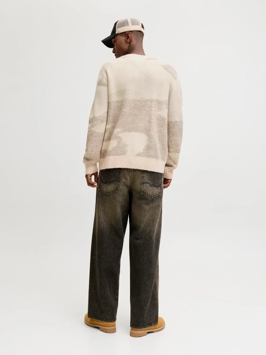 SWEATER RELAXED DE PUNTO FLARE - Rainy Day AOP:PALOMA - Imagen 5