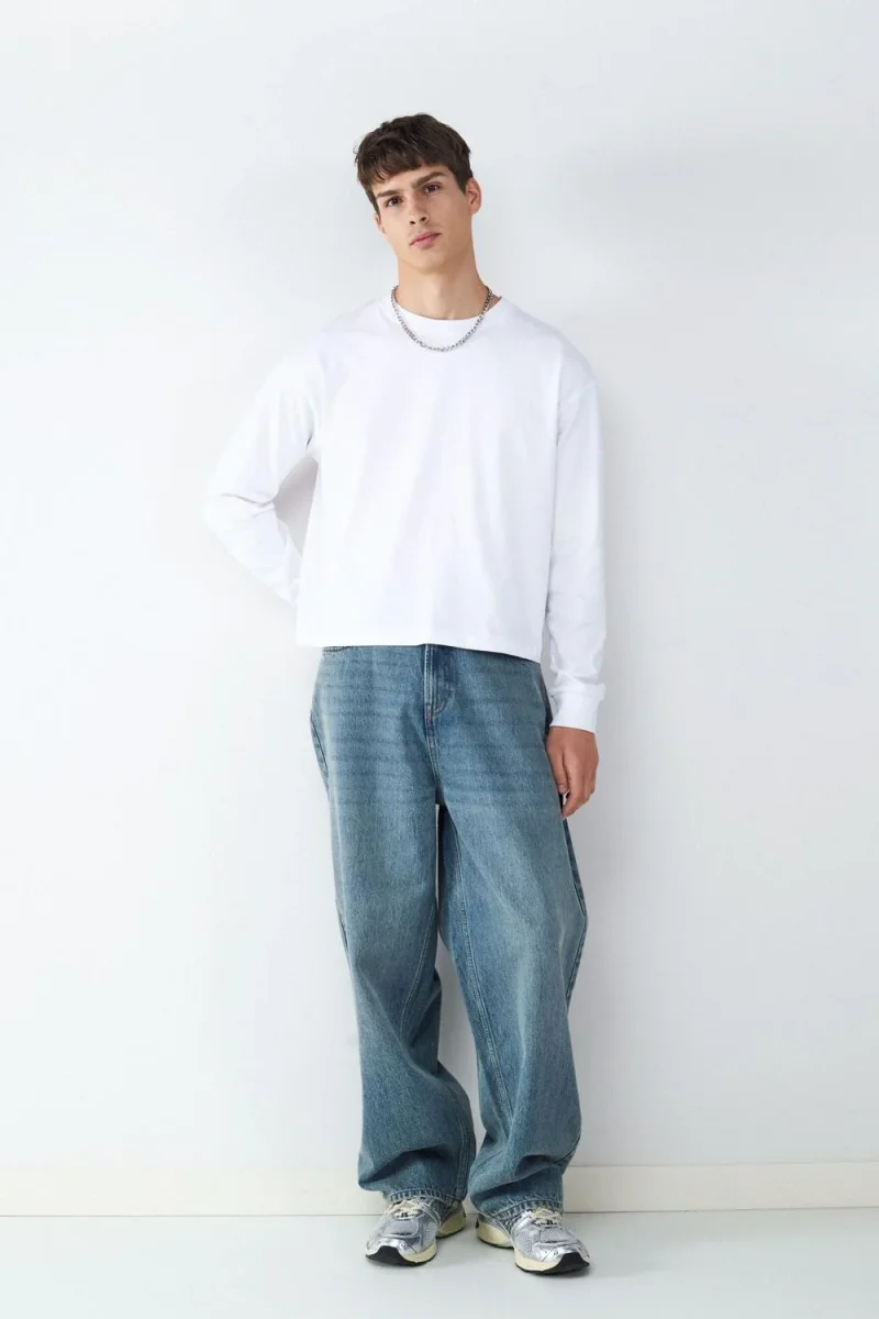 JEAN BAGGY LOOSE BMK-Blue Denim - Imagen 3