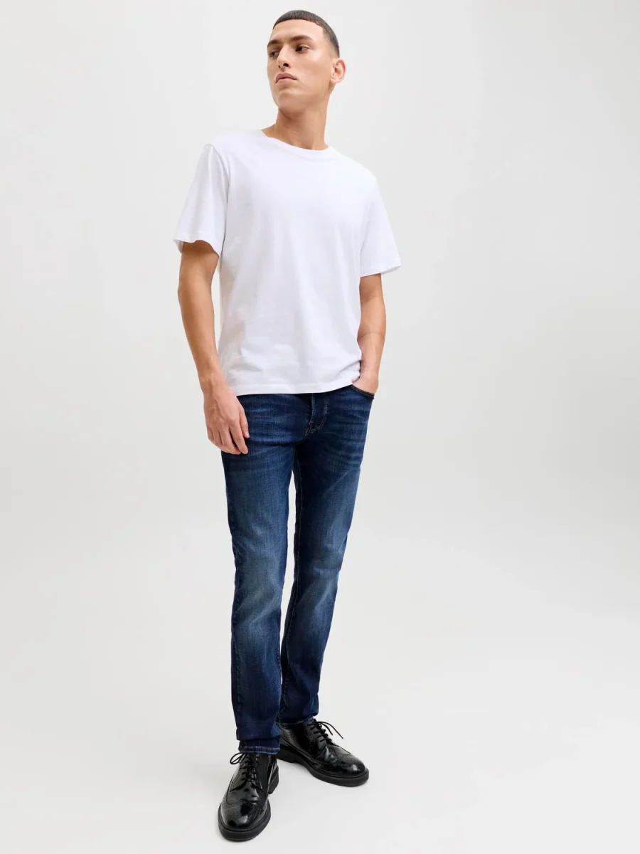 JEANS SLIM FIT "GLENN" ELÁSTICO - Blue Denim - Imagen 4