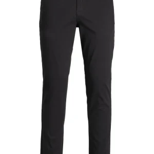 PANTALÓN CHINO SLIM TIRO MEDIO MARCO - Black