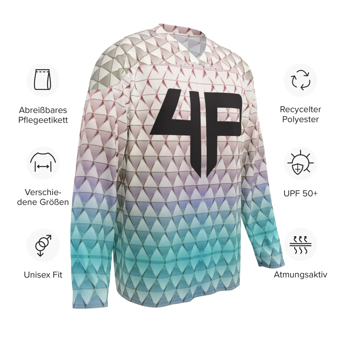 Recycled hockey fan jersey - Imagen 6