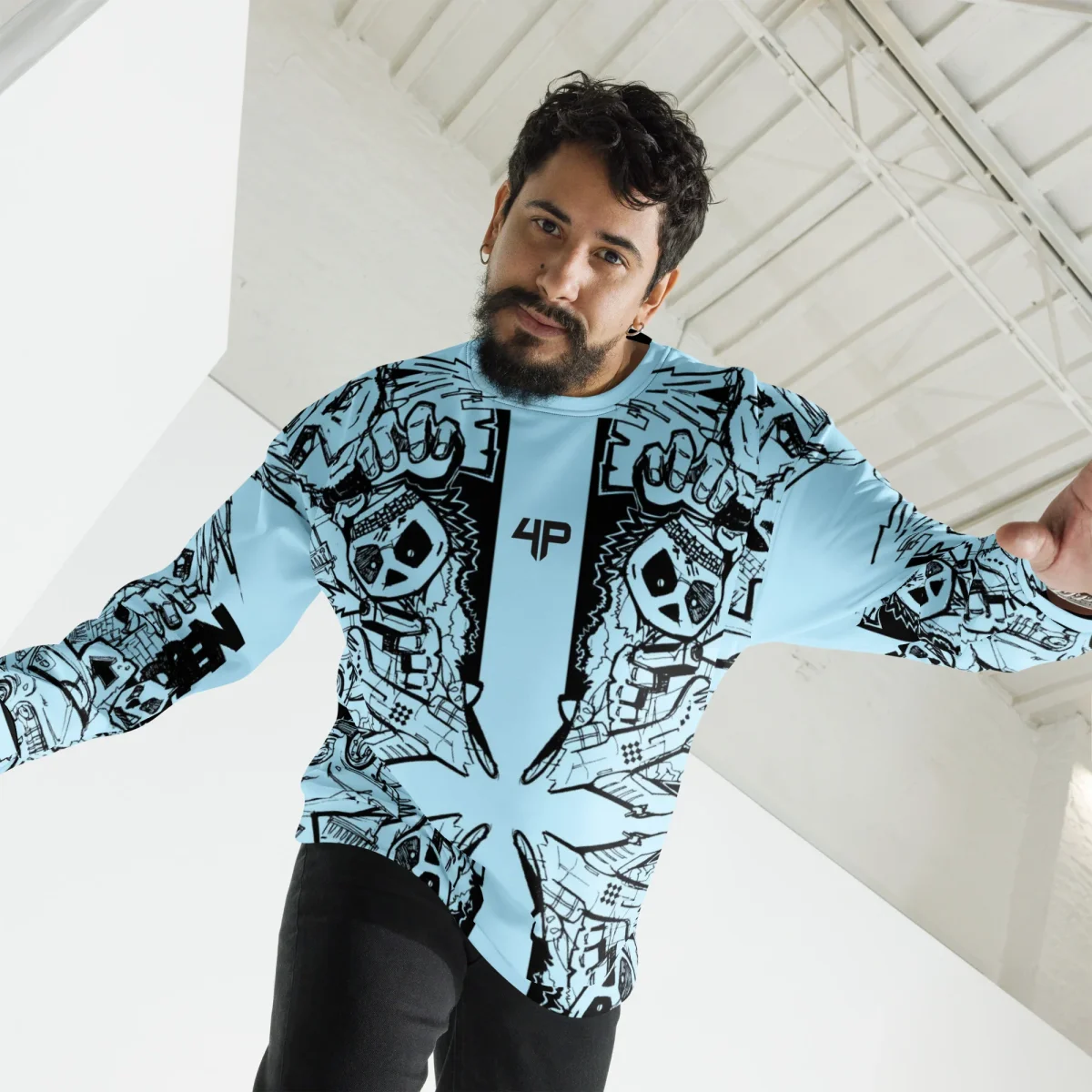 Sudadera hombre sin capucha - Imagen 5