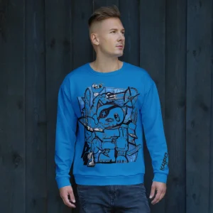 Sudadera sin capucha hombre