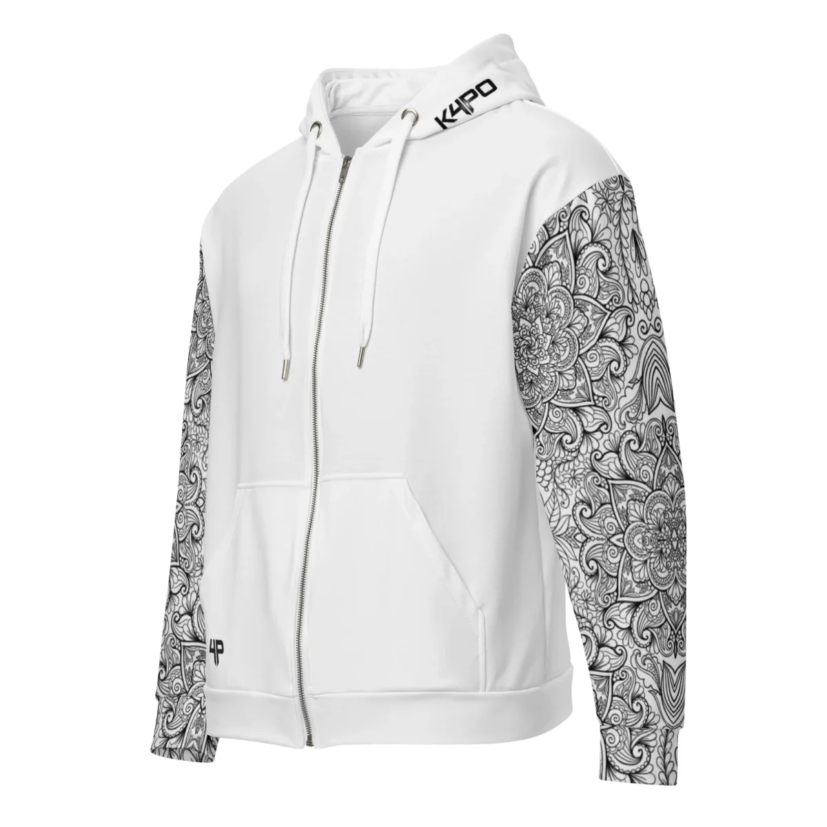 Sudadera con capucha y cremallera unisex - Imagen 5