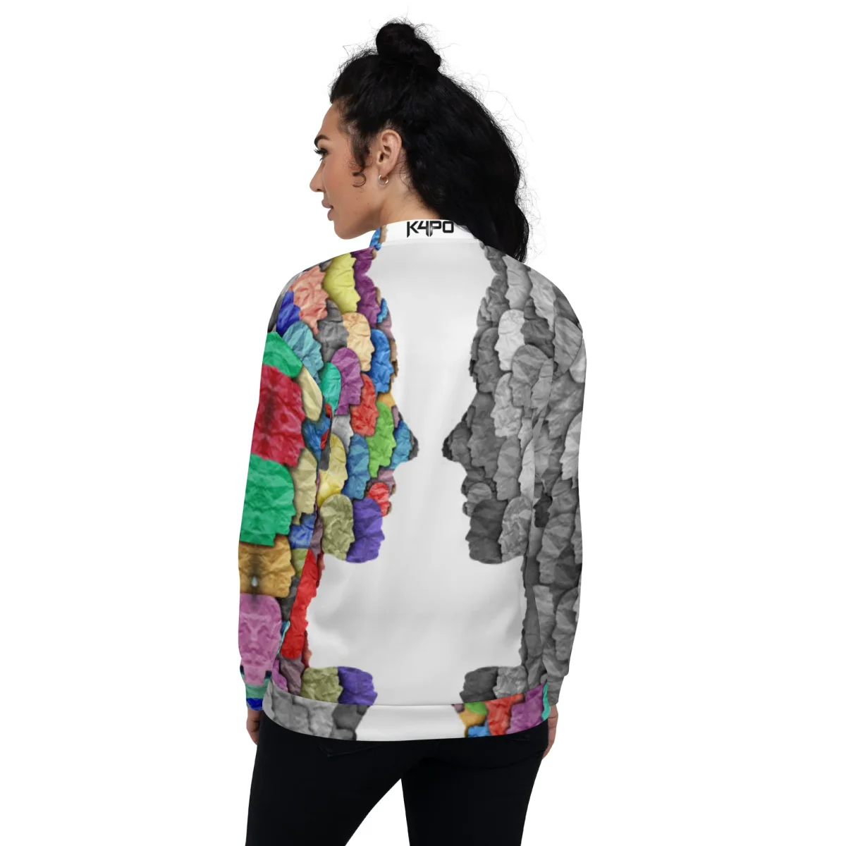 Chaqueta bomber all over unisex - Imagen 4