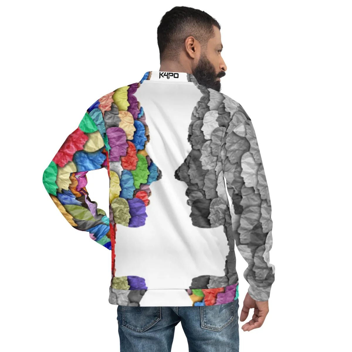Chaqueta bomber all over unisex - Imagen 6