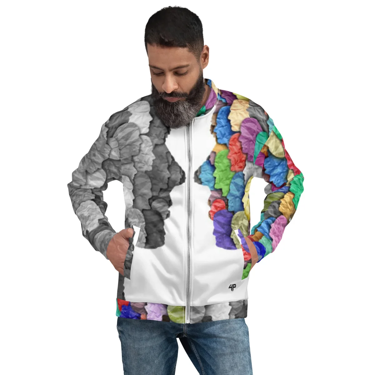 Chaqueta bomber all over unisex - Imagen 5