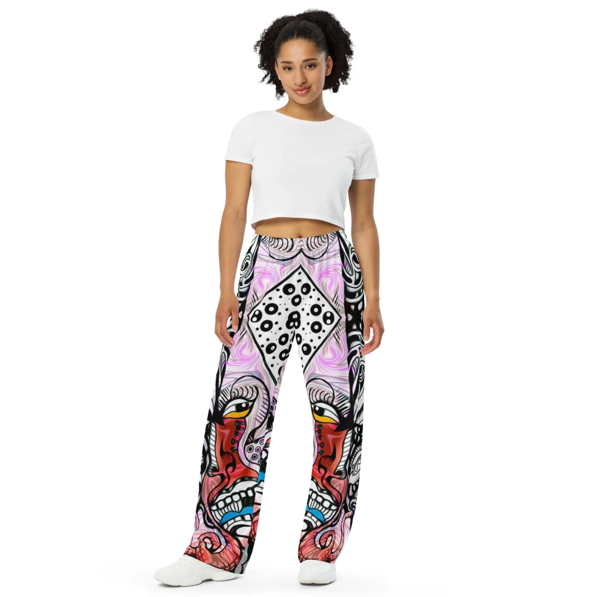 Pantalón ancho mujer