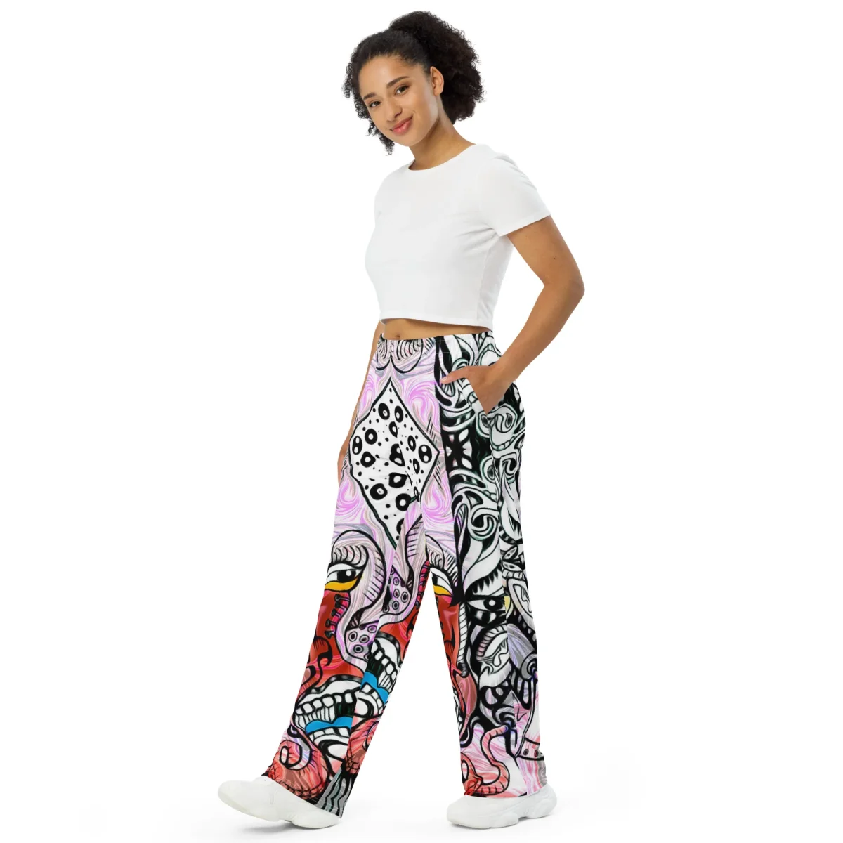 Pantalón ancho mujer - Imagen 5
