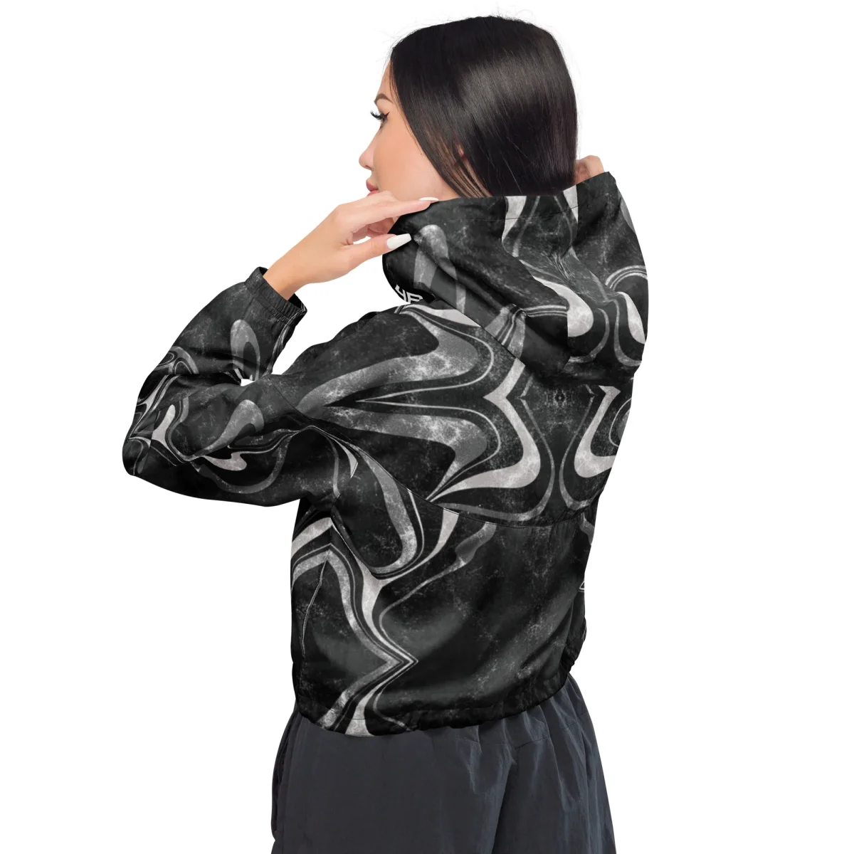 Cortavientos crop para mujer - Imagen 6
