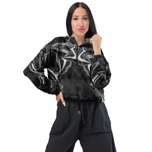 Cortavientos crop para mujer
