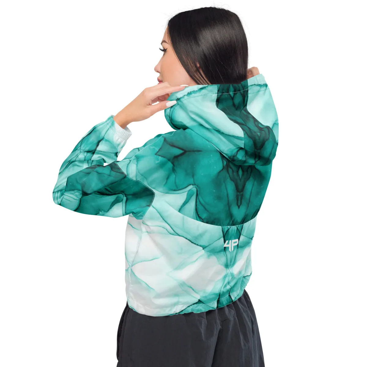 Cortavientos crop para mujer - Imagen 6